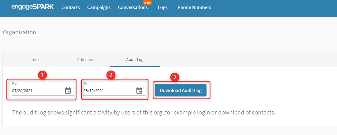 audit log steps image